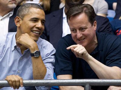 Barack Obama and David Cameron