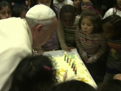 Raw: Pope Francis celebrates 77th birthday