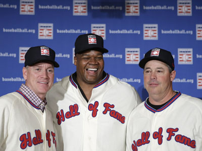 Class of 2014 Baseball Hall of Famers 'humbled