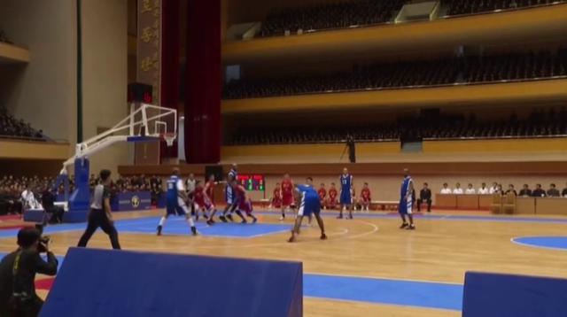 Photos: Rodman and team play basketball for Kim Jong Un's birthday
