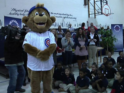 Cubs unveil new mascot to mixed reviews