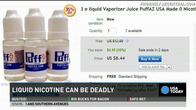 E cigarette accidents prompt poison centers warning