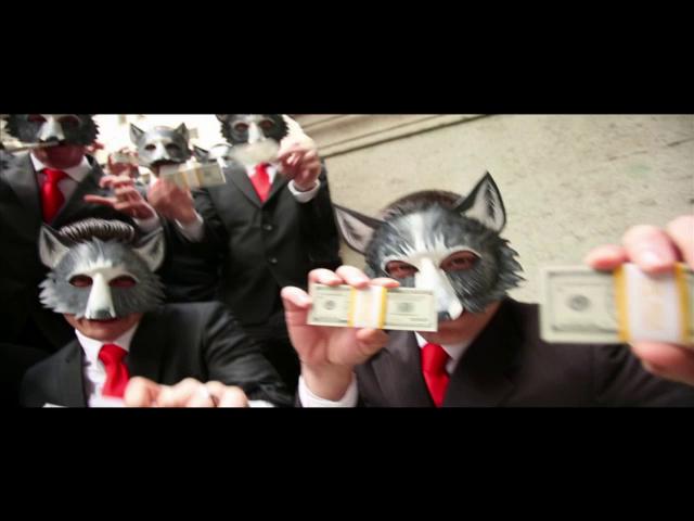 Exclusive Video The Wolves Hit Wall Street 