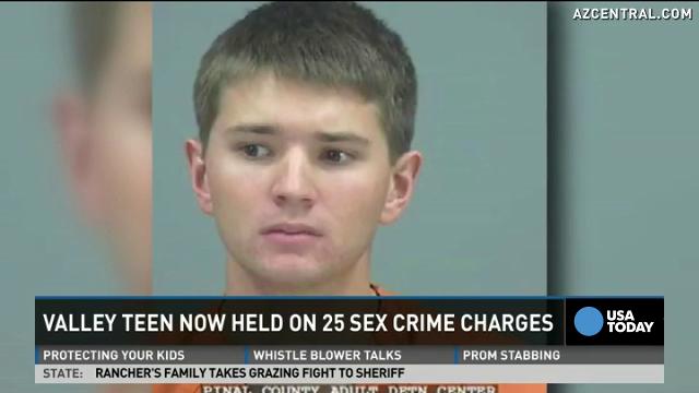 Teen Charged With 25 Sex Crimes With Minors