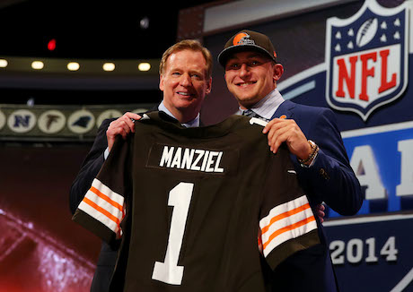 Cleveland Browns draft Johnny Manziel after trade