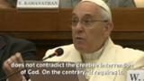 Pope: big Bang not in contrast with "creative intervention of God"