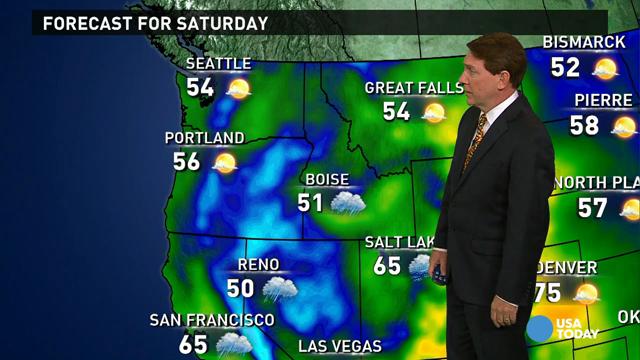 Saturday's Forecast: Chilly And Rainy For Much Of U.s.