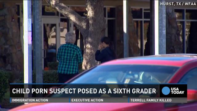 Sixth Grade Porn - Police: Child porn suspect posed as sixth-grader
