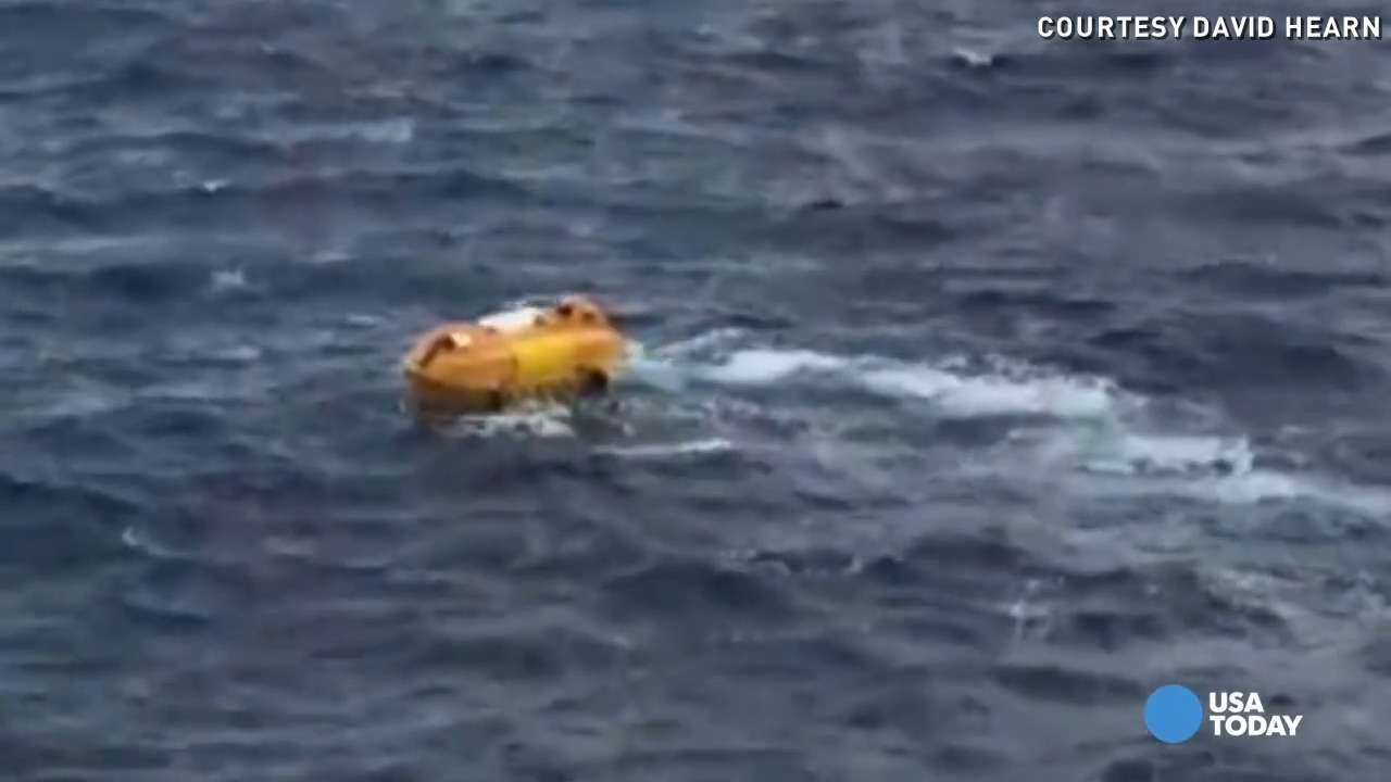 Watch Disney crew rescue man who fell off cruise ship