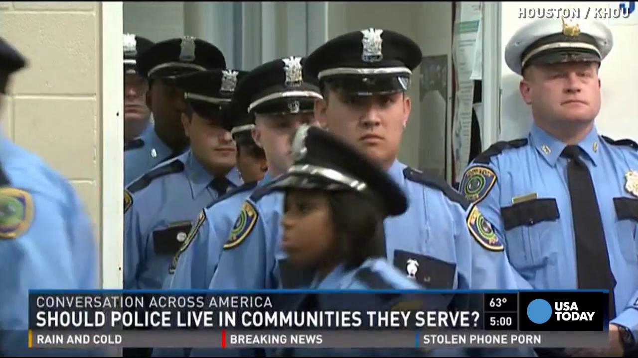 Should police officers live in communities they serve?