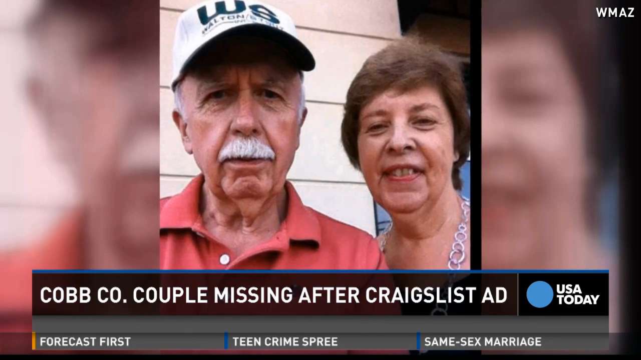 Georgia couple missing after answering Craigslist ad