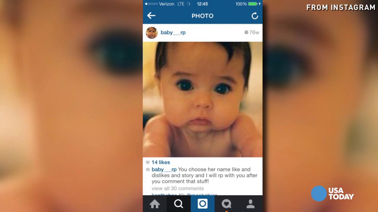 Creepy! People are stealing baby photos online