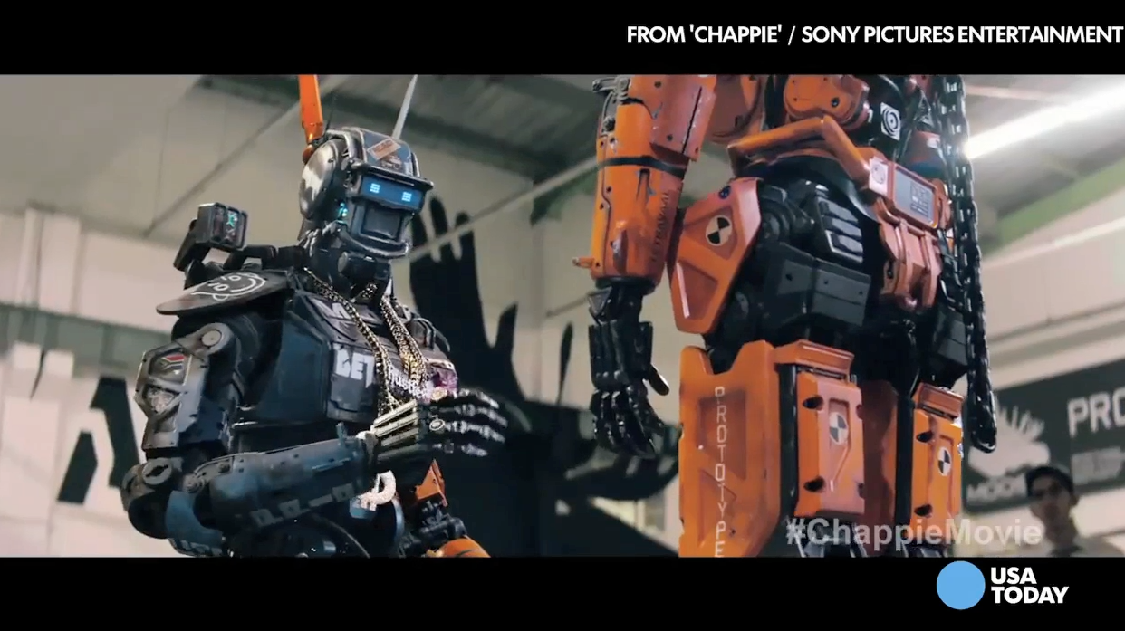 Movies Under Robot Attack From Chappie Ultron 6288