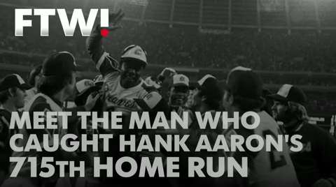 Man who caught Hank Aaron's 715th home run relives historic moment - The  San Diego Union-Tribune