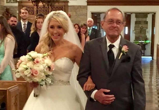 Dad fulfills 19-year-old pact at daughter's wedding