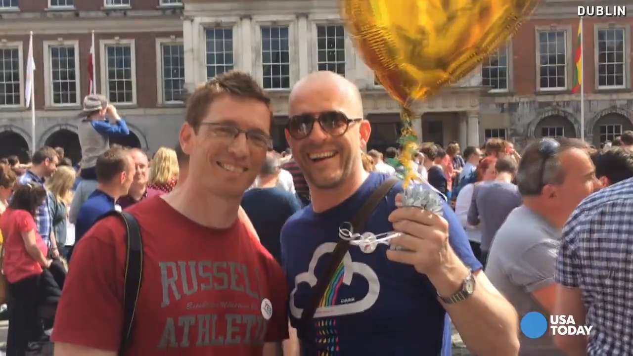 Dublin — Ireland Became The First Country Saturday To Legalize Same Sex