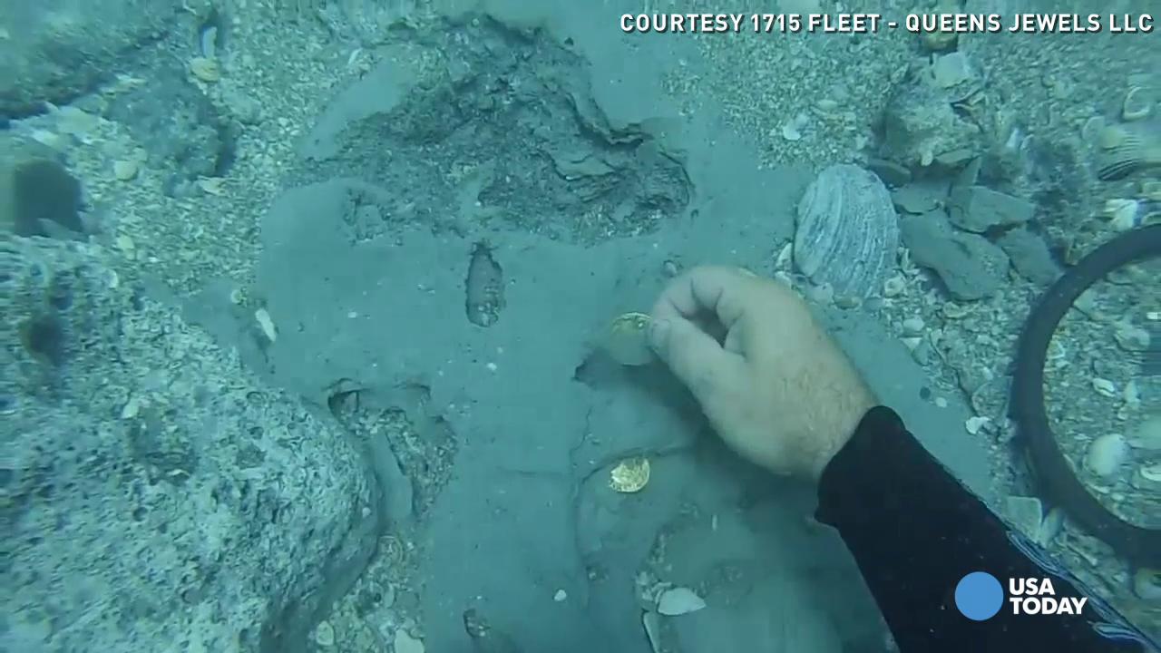 Diver Finds 1 Million In Sunken Spanish Treasure