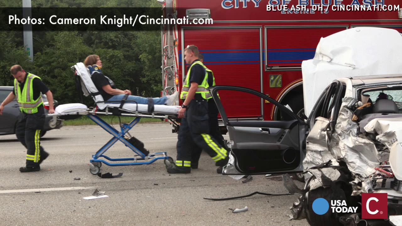 Naked Man Caught On Video Fleeing Police After Crash