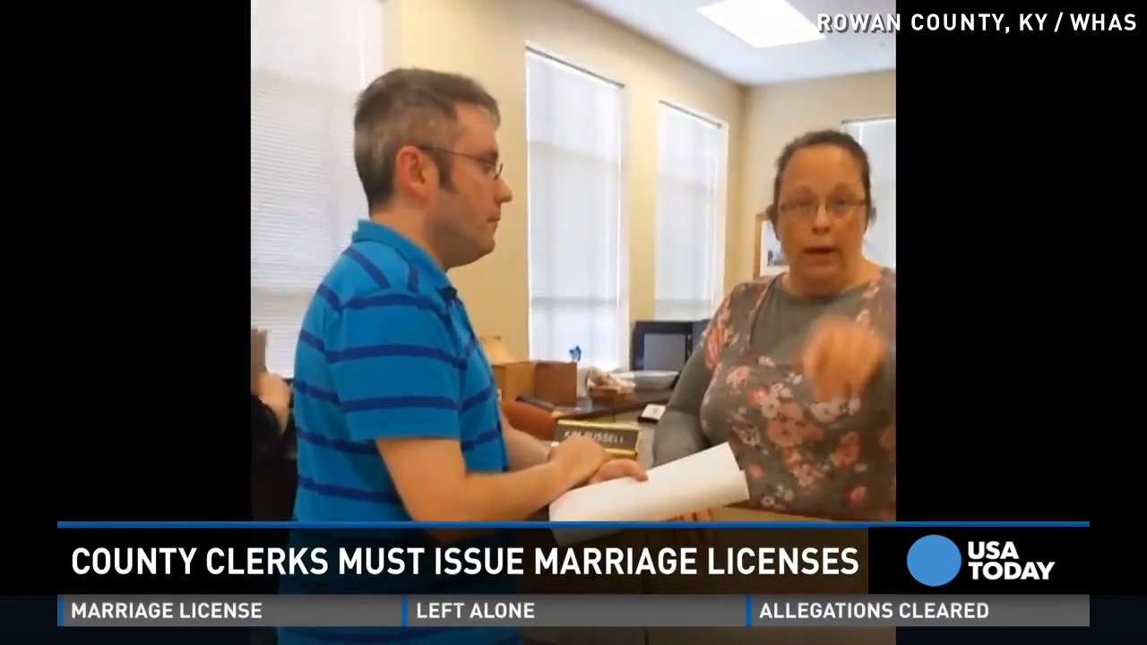 Judge Ky Clerk Must Issue Gay Marriage Licenses 1175