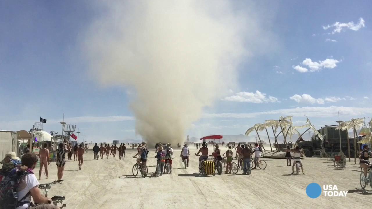 Burning Man Thursday Dust Devil
