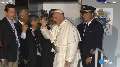 Pope Francis departs U.S. after historic visit