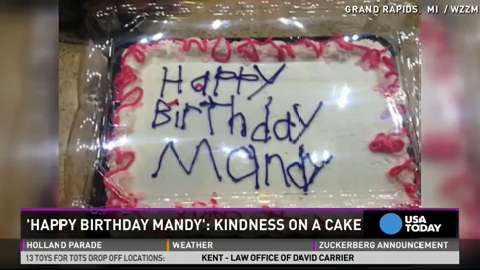 Birthday cake decorated by autistic employee goes viral