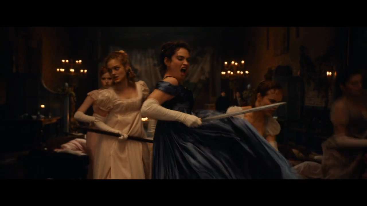 The Pride and Prejudice and Zombies cast break out some killer moves