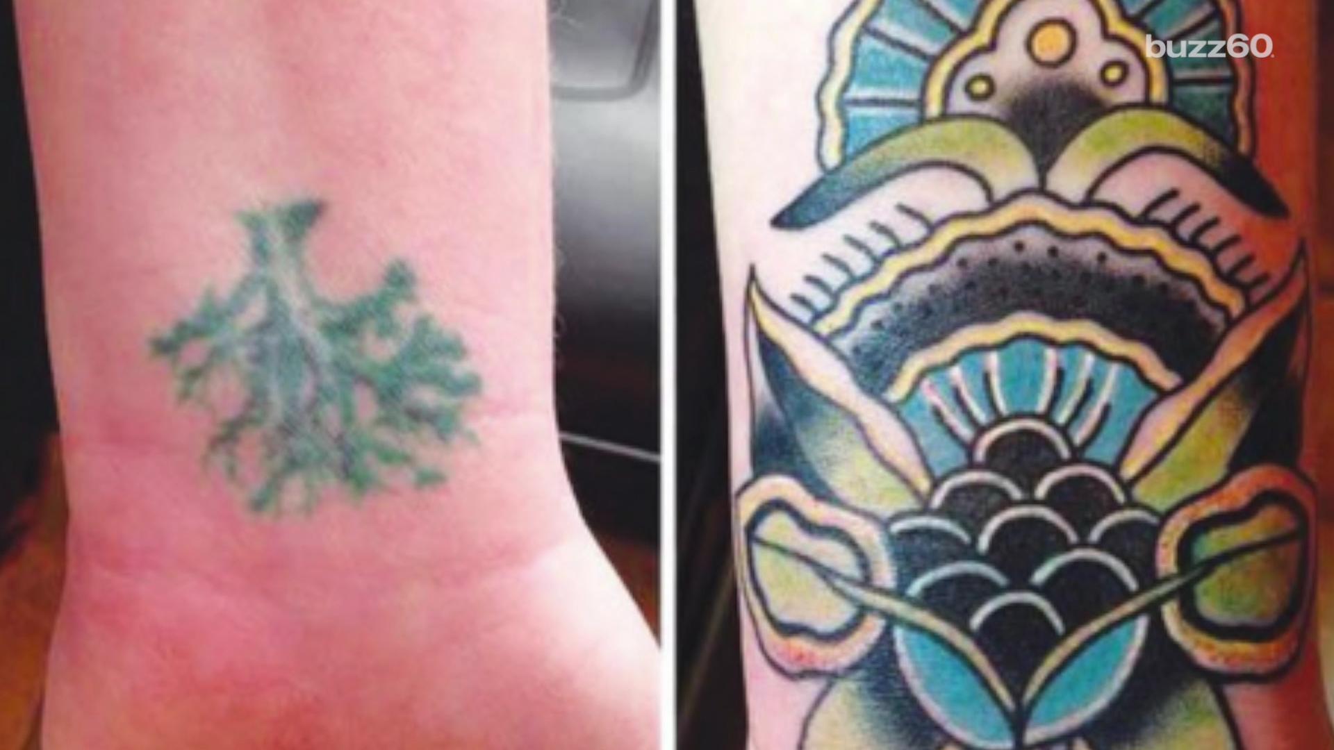 These beautiful tattoos hide painful pasts