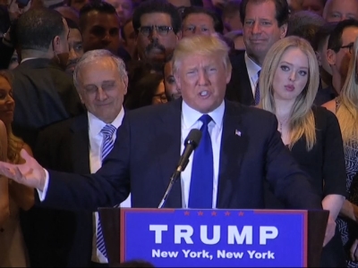 Donald Trump basks in New York primary victory