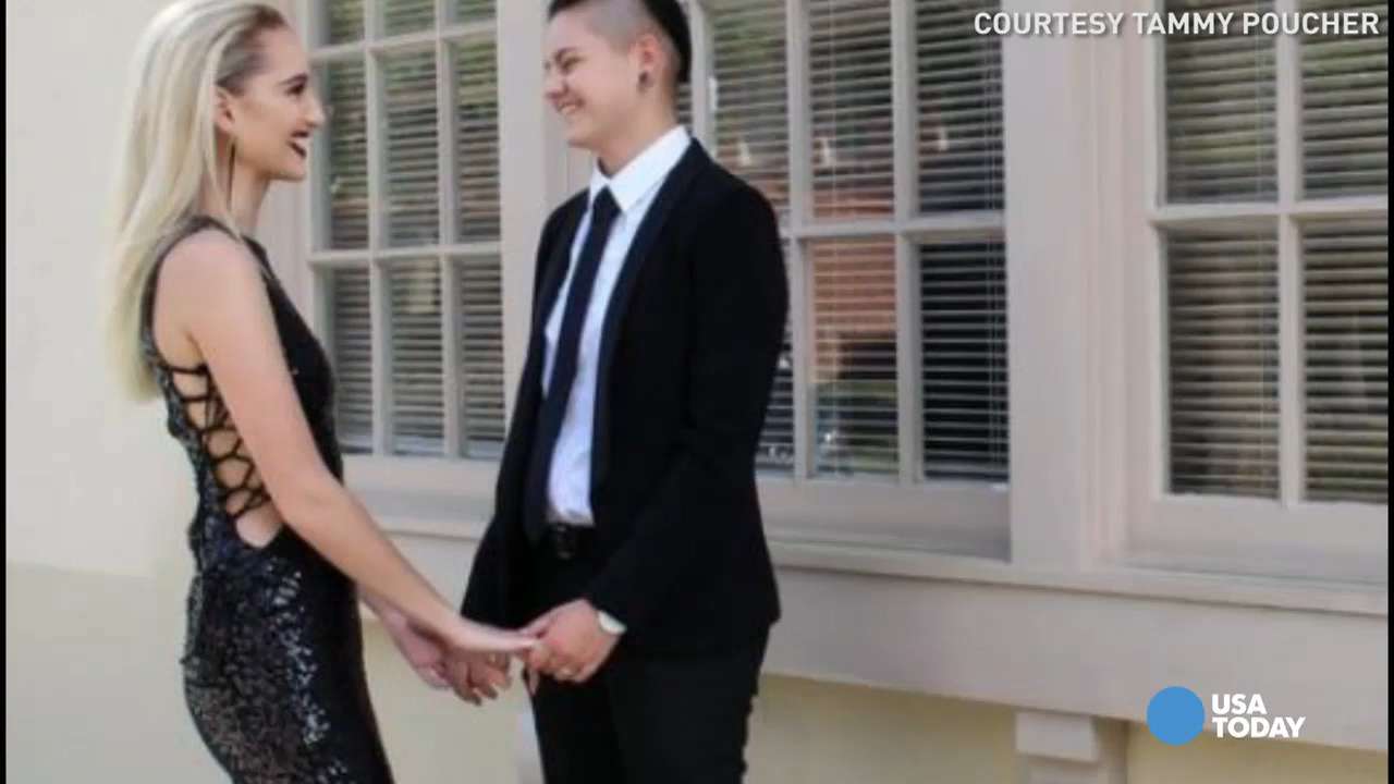 High school crowns first same-sex prom king and queen