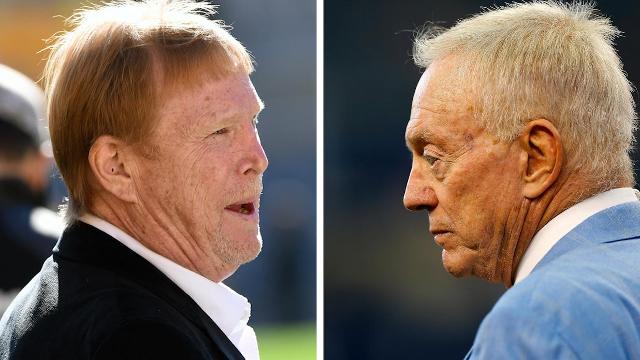 Report: Jerry Jones pushing Mark Davis to sell Raiders