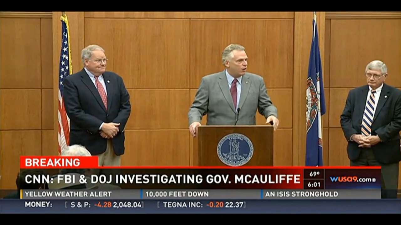 Feds Investigating Contributions To Virginia Gov Terry Mcauliffe 7708
