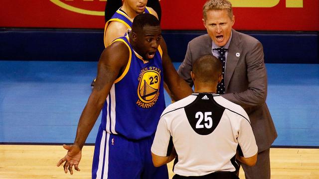 Warriors' Draymond Green upset after getting kicked in groin during loss to  Cavs