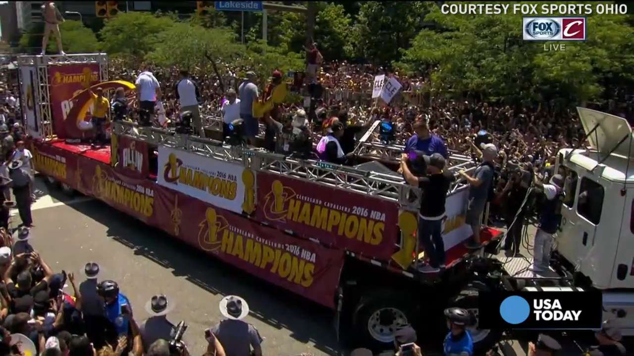 LeBron James floats idea of 'City of Champions' parade to