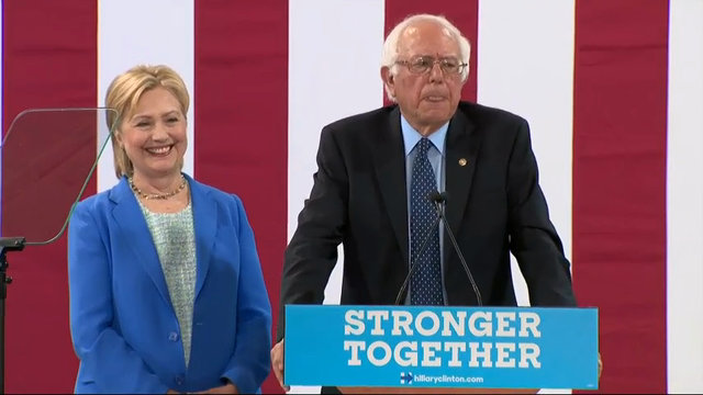 Finally Sanders Endorses Clinton For President 