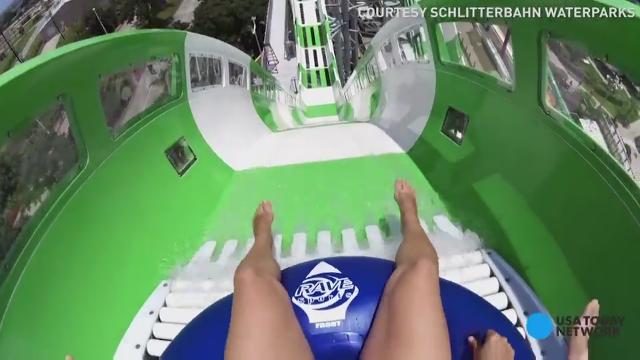 Take a ride down the world s tallest water coaster