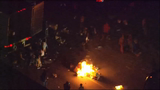 Raw: Charlotte Protesters Shut Down Freeway