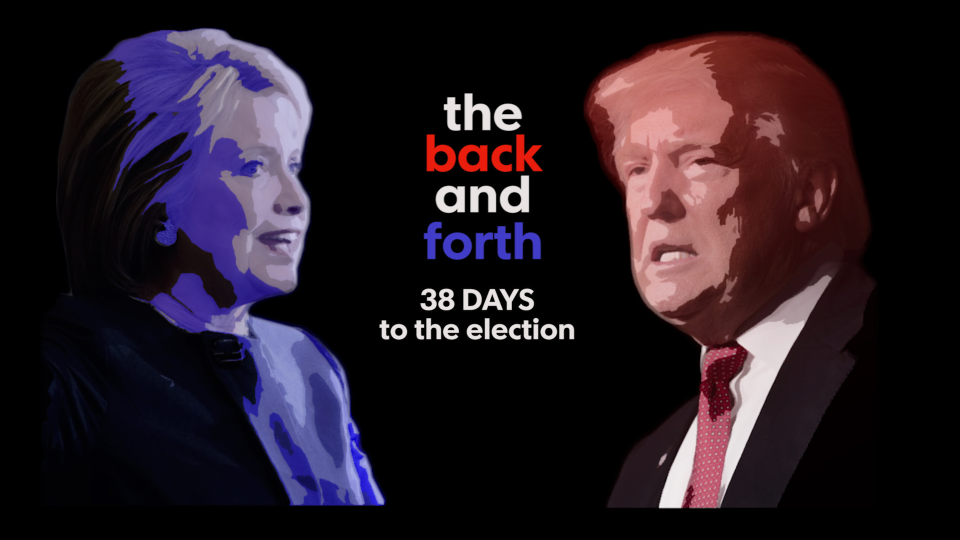 38 days to the election Trump Clinton and Miss Universe