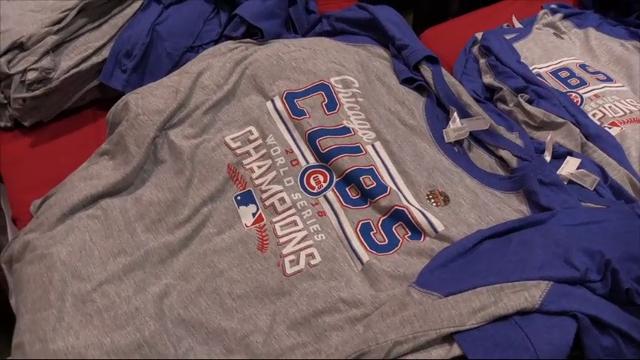 Cubs Fans Buying World Series Championship Gear