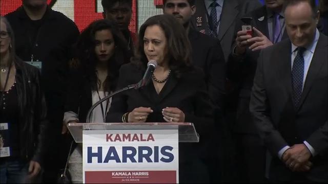 Kamala Harris Wins Calif Senate Race 8091