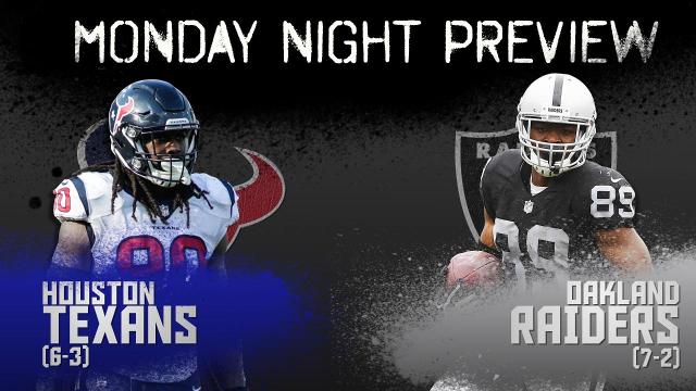 Monday Night preview: Texans vs. Raiders