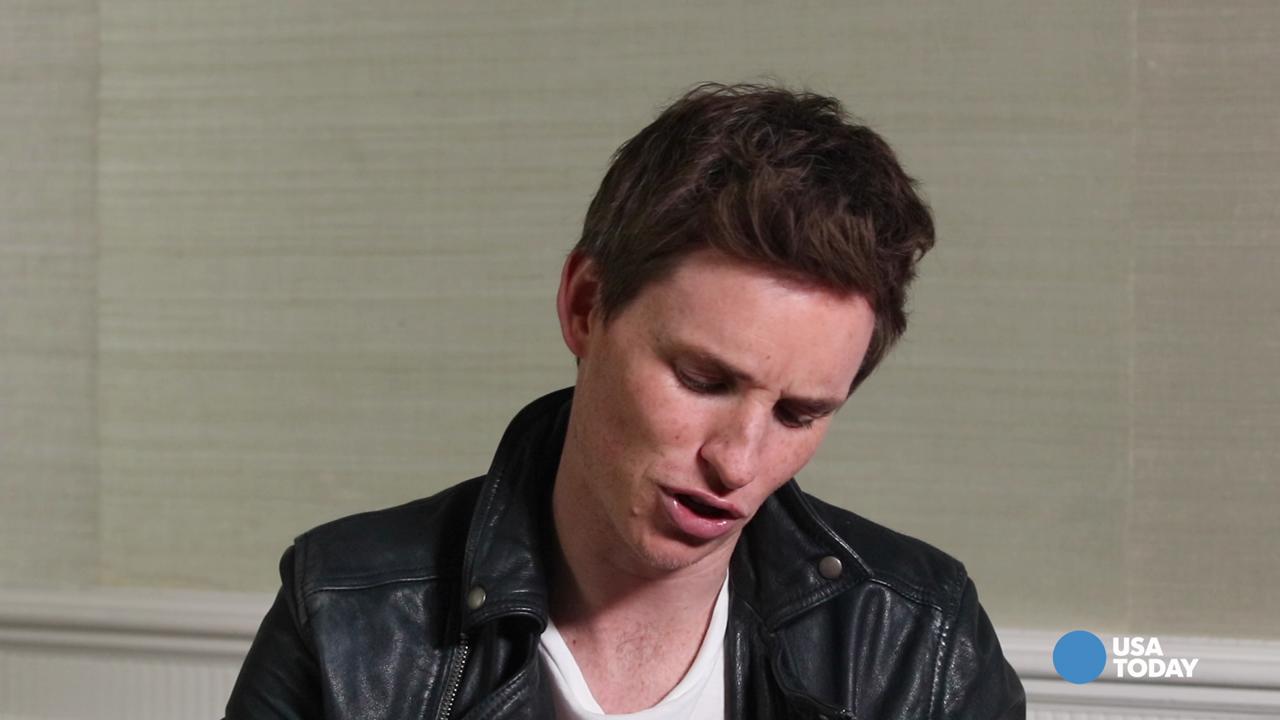 Eddie Redmayne dishes about his magic wand