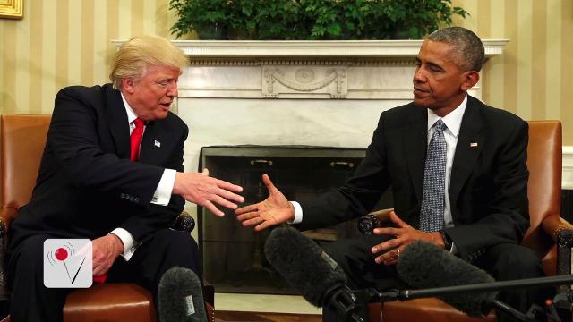 Trump　offered　Donald　hope;　clings　to　past　Barack　Obama