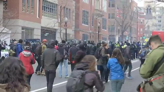 Raw Protests Erupt Following Trump Inauguration