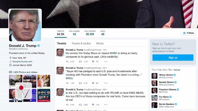 Donald Trump Says He Doesnt Like Tweeting Really