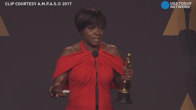 Viola Davis is overwhelmed by her Oscar win