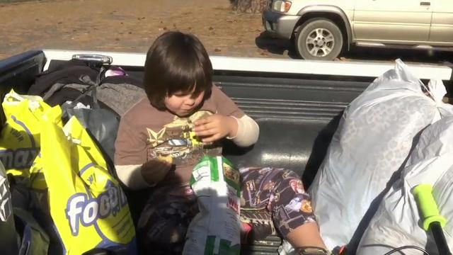 Reluctant Frustrated Dam Evacuees Head Home 0963