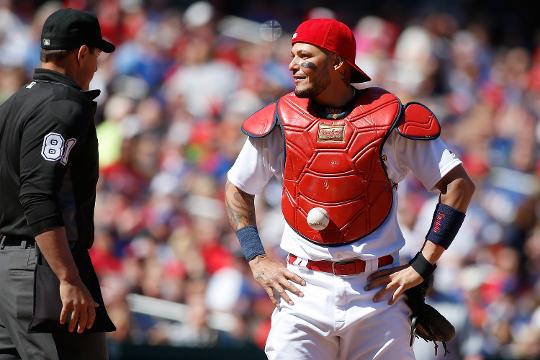 Molina passes Hall of Famer Bench for career innings caught