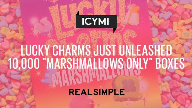 Lucky Charms Is Giving Away 10,000 Boxes of Just Marshmallows