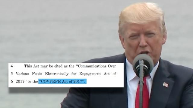 Covfefe Act Could Prevent President Trump From Deleting His Tweets 